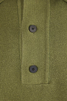 Document - Hanji Polo Sweater - Khaki - Canoe Club