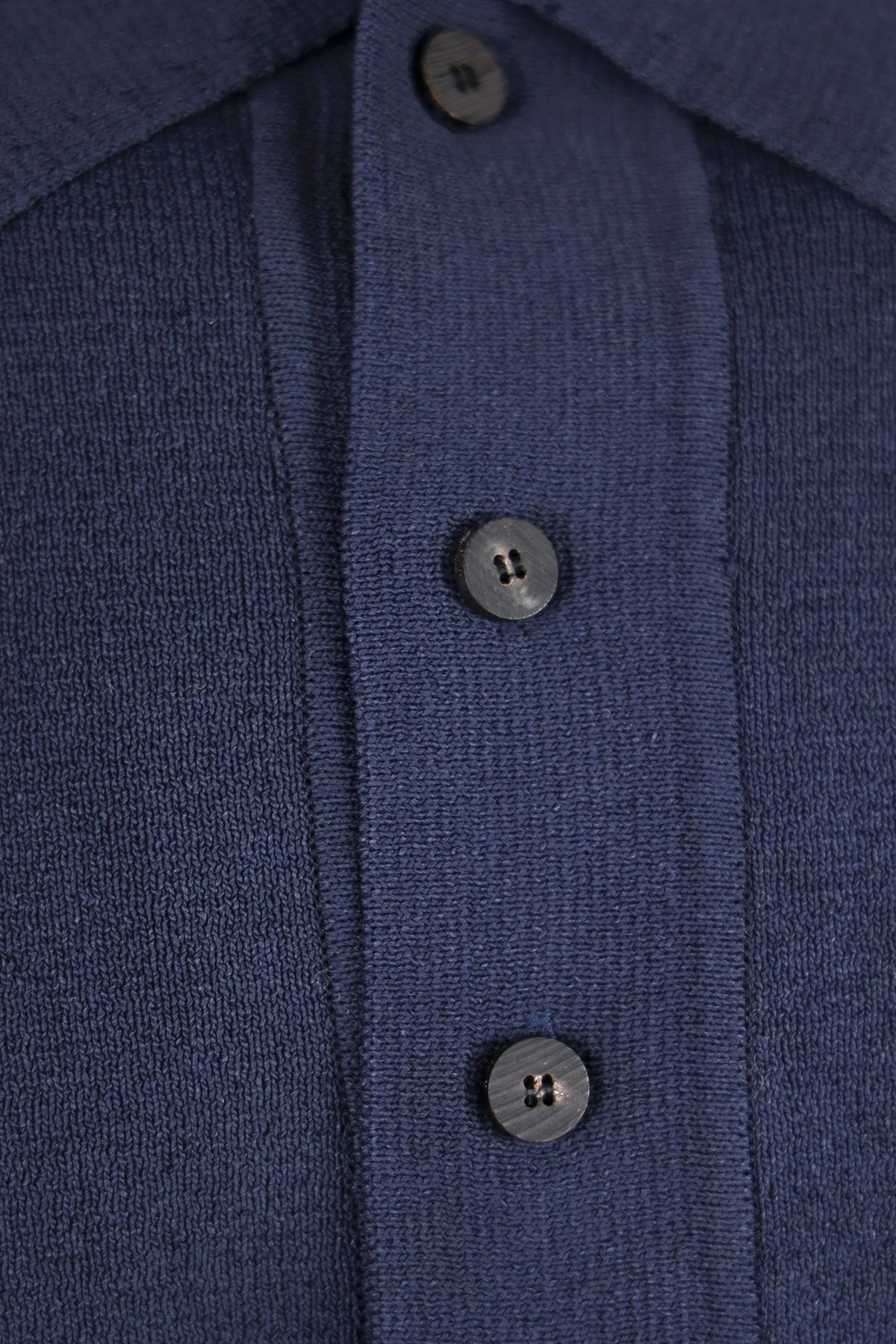 Document - Hanji Polo Sweater - Navy - Canoe Club