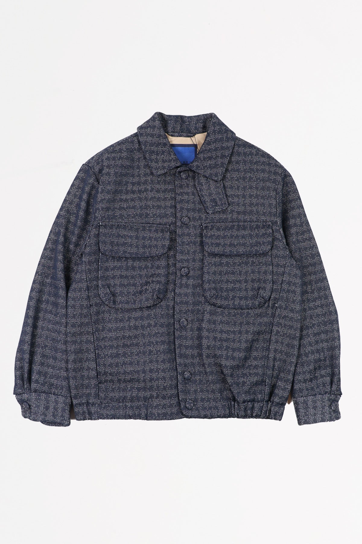 Document - Jacquard CPO Jacket - Navy - Canoe Club