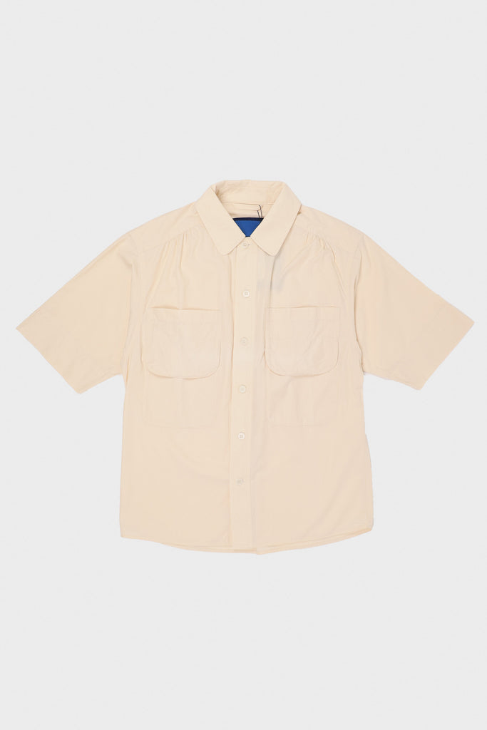 Document - Lightweight Cotton Double Pocket Shirt - Natural Yellow - Canoe Club