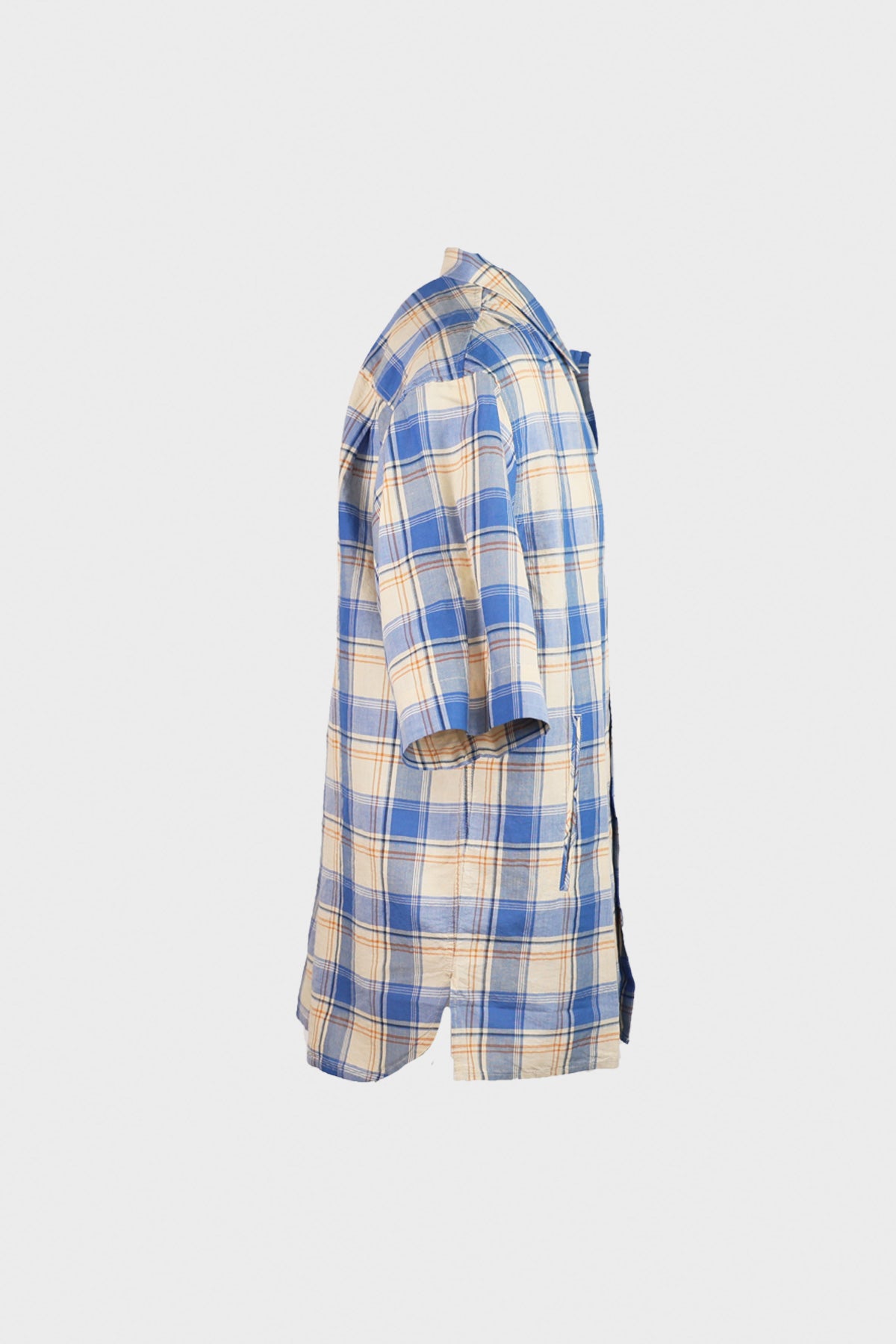 Document - Linen Cotton Outer Shirt - Blue - Canoe Club