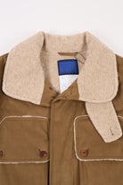 Document - Vegan Suede Big Pocket Jacket - Tan - Canoe Club