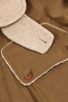 Document - Vegan Suede Big Pocket Jacket - Tan - Canoe Club