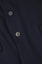 Document - Wool Melton Set Up Jacket - Dark Navy - Canoe Club