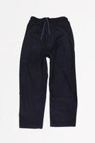 Document - Wool Melton Tucked Pants - Dark Navy - Canoe Club