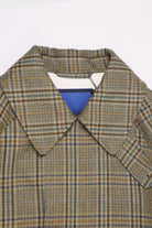 Document - Wool Tweed Inverted Pleats Balmacaan - Camel - Canoe Club