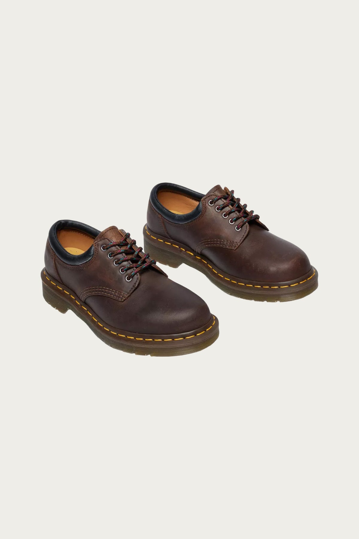 Dr. Martens - 8053 5 Eye Shoe - Crazy Horse Brown - Canoe Club
