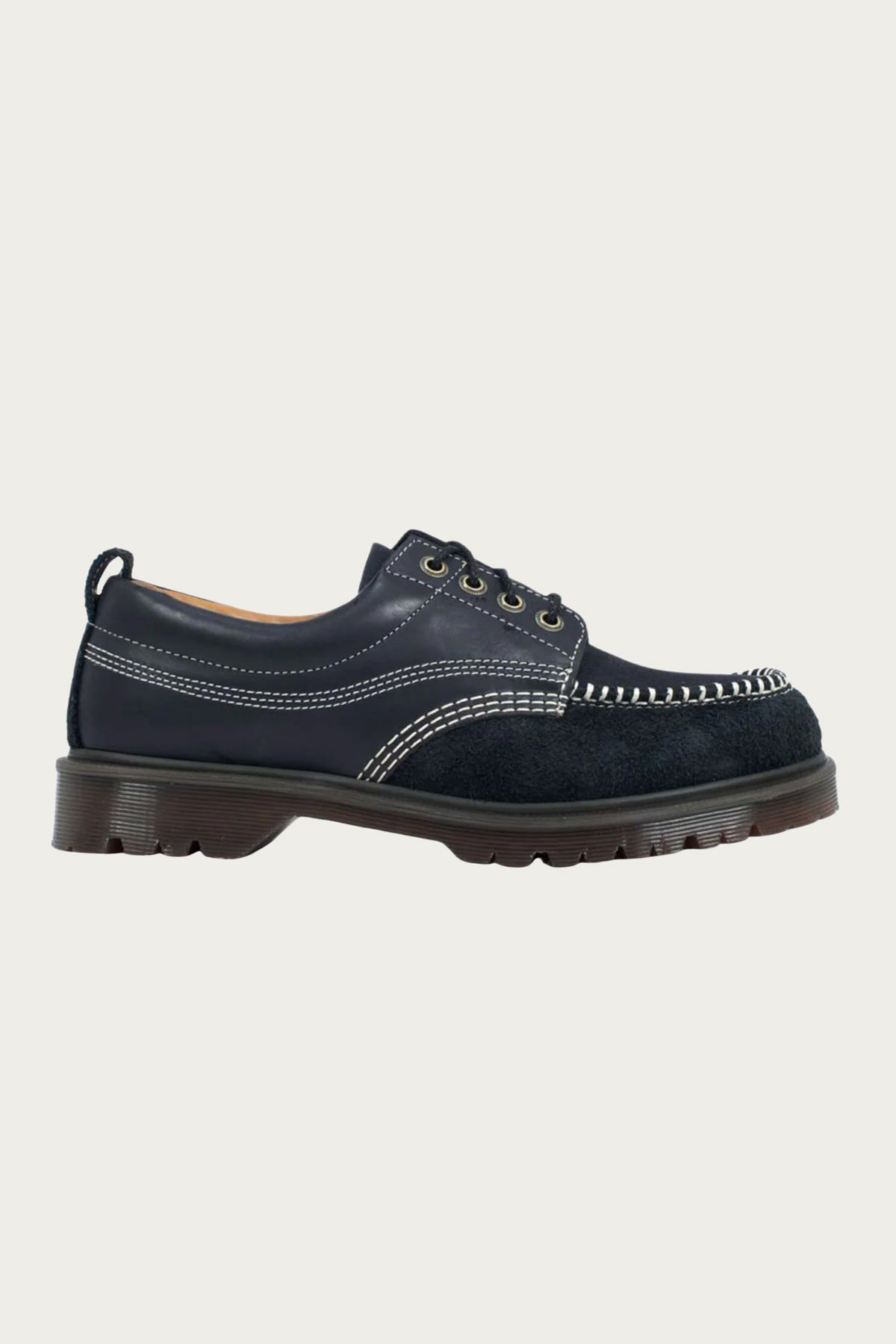 Dr. Martens - Lowell - Kinsley Tumble Buttersoft/Hairy Suede Black - Canoe Club
