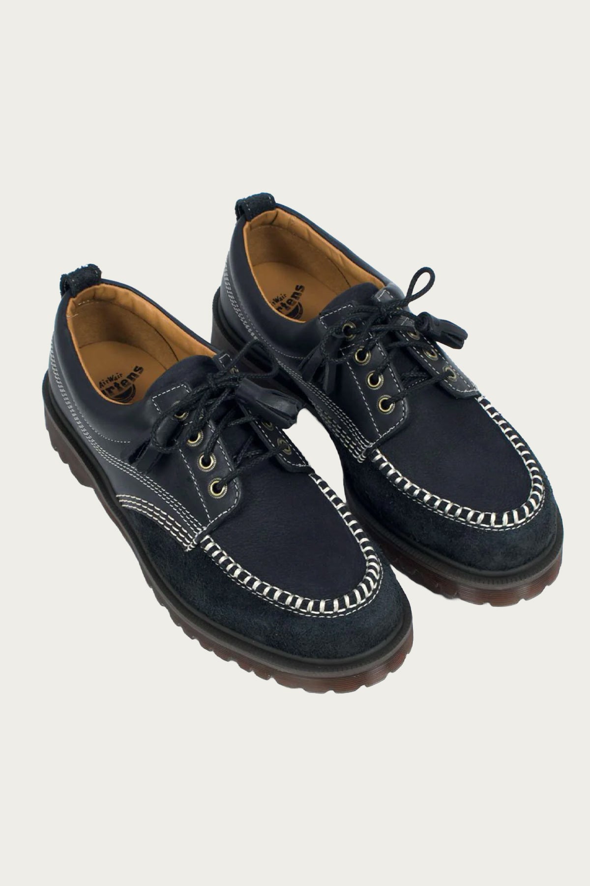 Dr. Martens - Lowell - Kinsley Tumble Buttersoft/Hairy Suede Black - Canoe Club