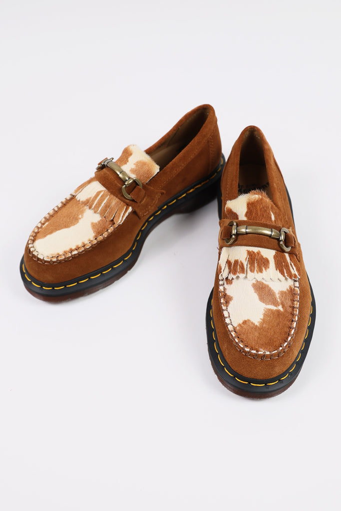 Dr. Martens - Adrian Snaffle - Pecan Brown/Jersey Cow Print - Canoe Club