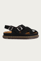 Dr. Martens - San Archive Fisherman - Plush Suede Reverse Black - Canoe Club