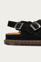 Dr. Martens - San Archive Fisherman - Plush Suede Reverse Black - Canoe Club