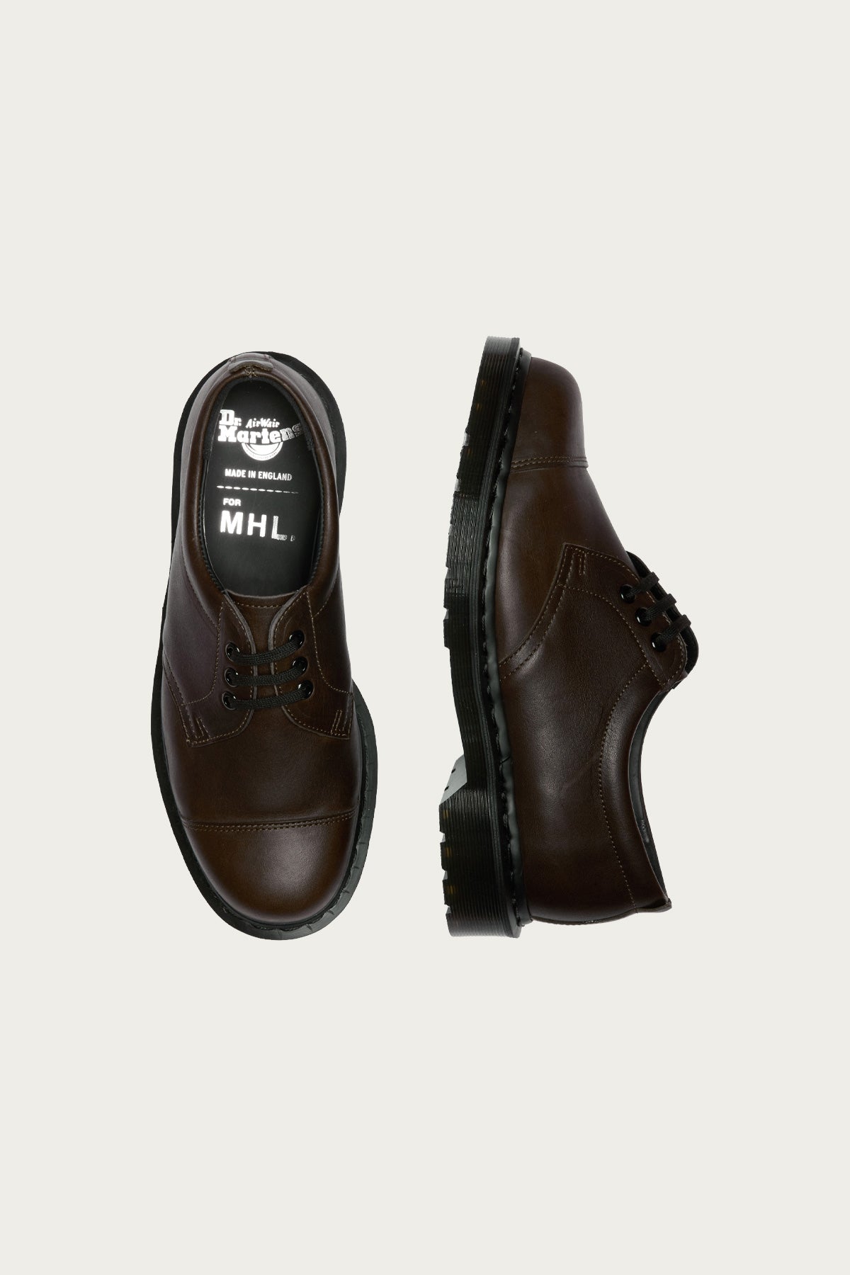 Dr. Martens - Dr. Martens x Margaret Howell 1461 - Dark Brown - Canoe Club