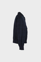 Eastlogue - Battle Dress Jacket - Navy Linen Check - Canoe Club