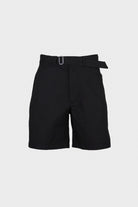 Eastlogue - Belted Shorts - Black Linen - Canoe Club