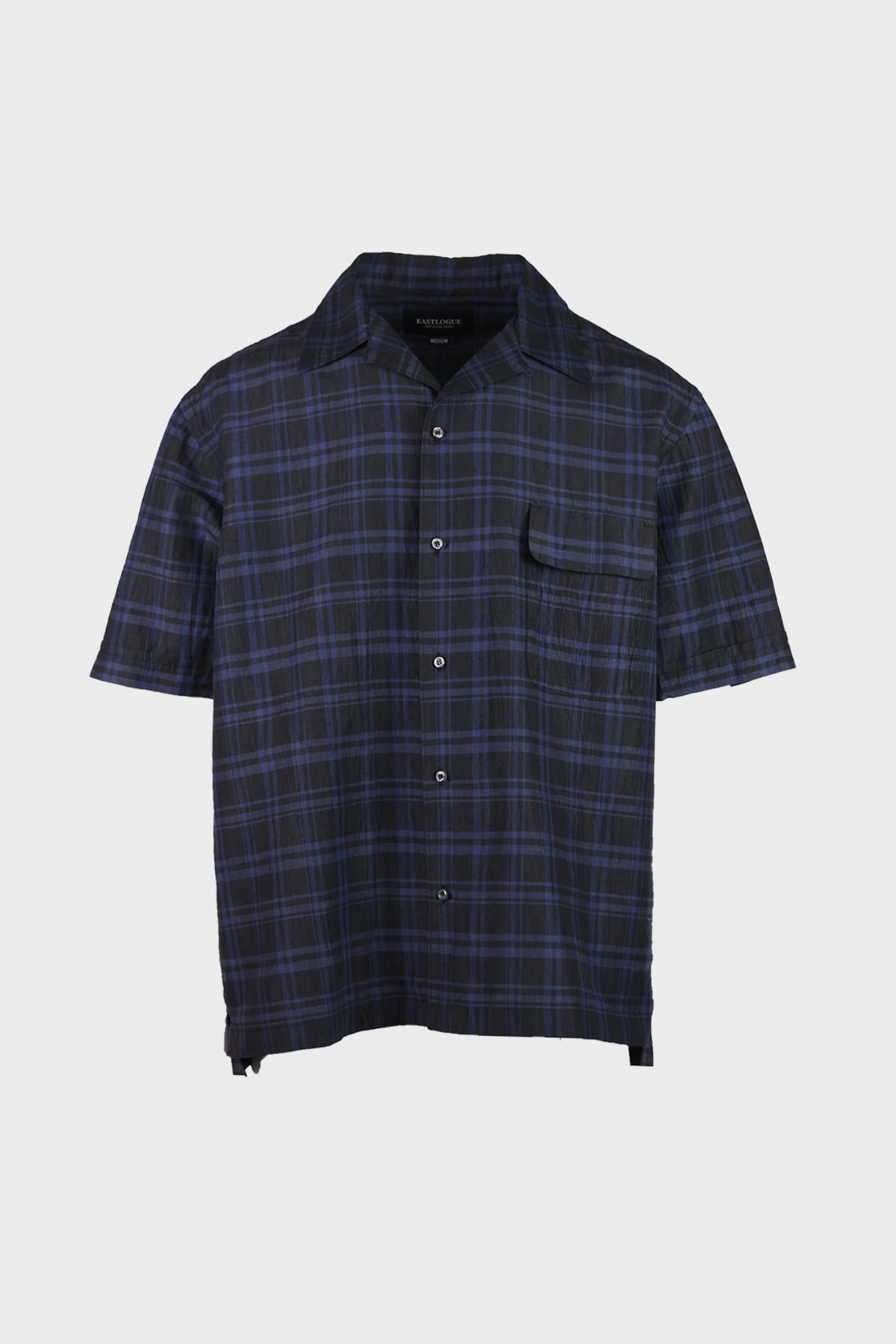 Eastlogue - Holiday Half Shirt - Black/Blue Check - Canoe Club