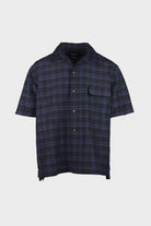 Eastlogue - Holiday Half Shirt - Black/Blue Check - Canoe Club