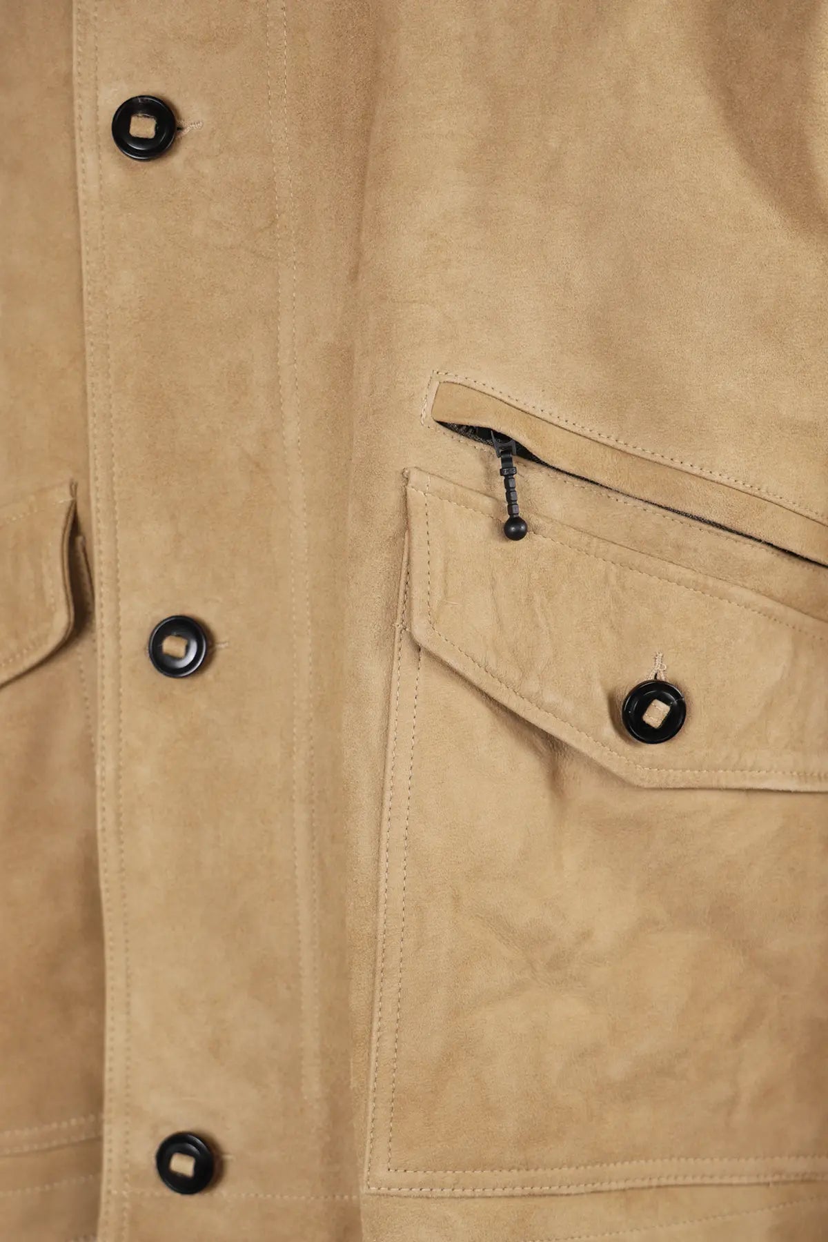 Eastlogue - MK-3 Leather Jacket - Sand Beige - Canoe Club