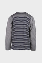 Eastlogue - Strike Bowling Longsleeve Shirt - Navy/Grey - Canoe Club