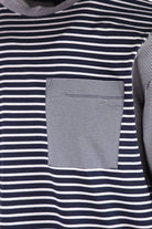 Eastlogue - Strike Bowling Longsleeve Shirt - Navy/Grey - Canoe Club
