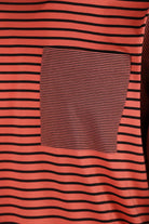 Eastlogue - Strike Bowling Longsleeve Shirt - Salmon/Navy - Canoe Club