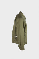 Eastlogue - Western Trucker Jacket - Olive Denim - Canoe Club