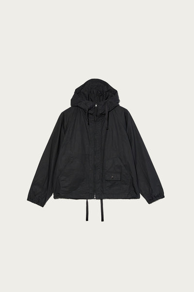 Engineered Garments Workaday Deck Parka | Black Cotton Ripstop