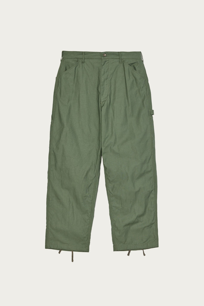 Engineered Garments Workaday Painter Pant | Olive Cotton Reversed