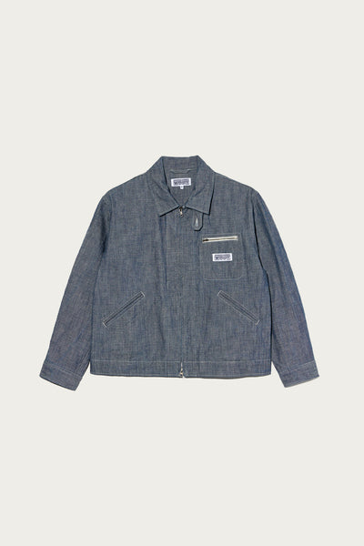 Engineered Garments Workaday Short Jacket | Indigo 10oz Sea Canvas