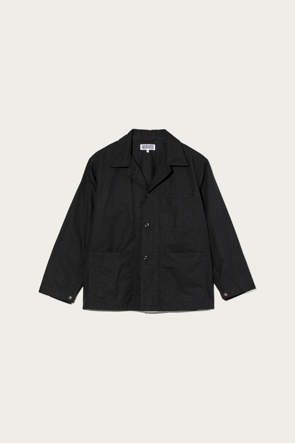 EG WORKADAY Utility Jacket ワーカデイ Engineered Garments Workaday Utility Jacket | Black Cotton Ripstop