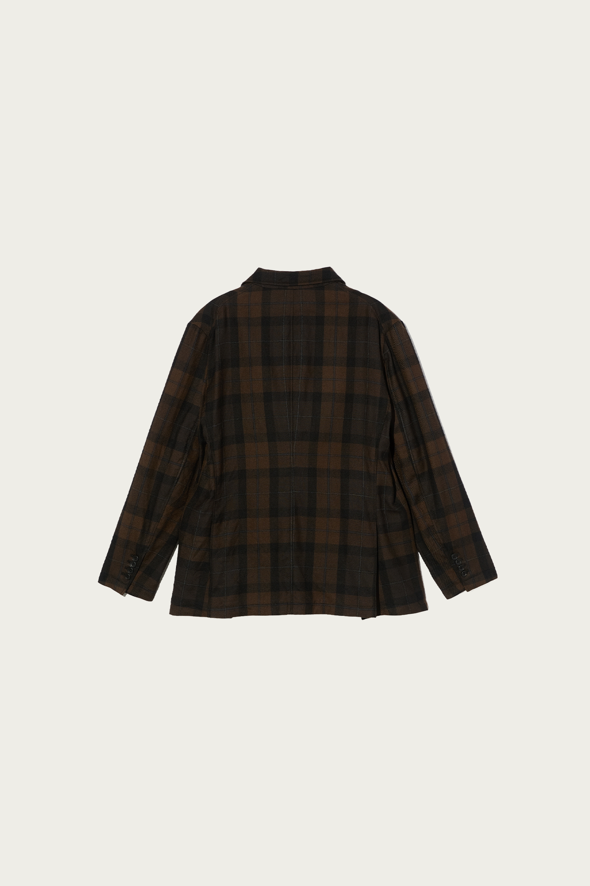 Engineered Garments - Andover Jacket - Brown/Black Worsted Wool Plaid - Canoe Club