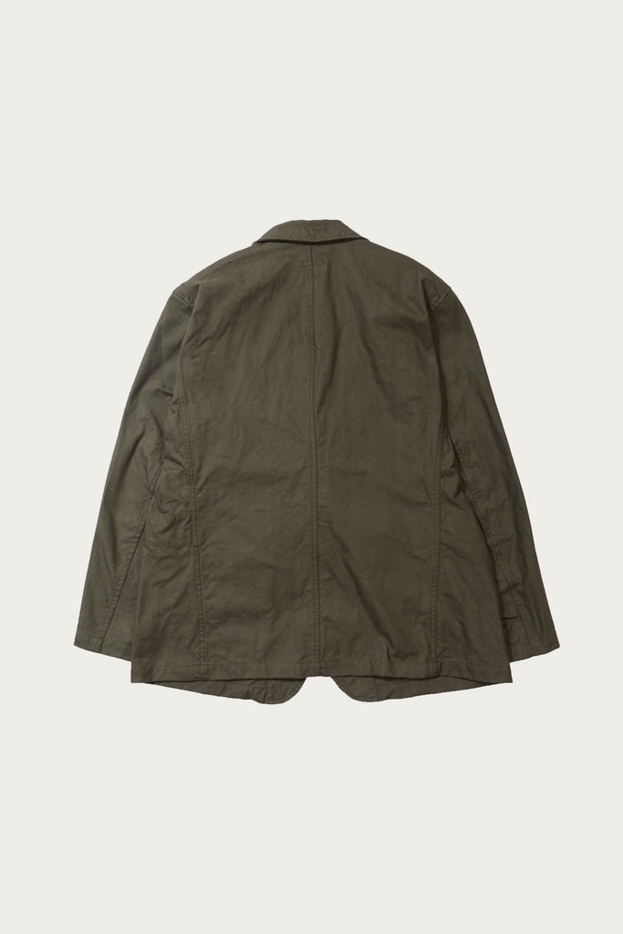 Engineered Garments - Bedford Jacket - Olive Cotton Brushed Herringbone - Canoe Club