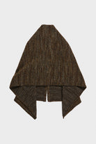 Engineered Garments - Button Shawl - Brown Poly Wool Melange Knit - Canoe Club
