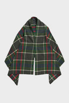 Engineered Garments - Button Shawl - Olive Cotton Heavy Twill Plaid - Canoe Club