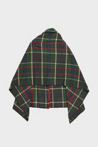 Engineered Garments - Button Shawl - Olive Cotton Heavy Twill Plaid - Canoe Club