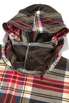Engineered Garments - Cagoule Shirt - Brown Cotton Heavy Twill Plaid - Canoe Club