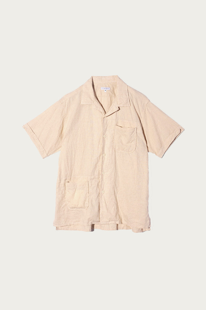 Engineered Garments - Camp Shirt - Natural CL Sheeting - Canoe Club