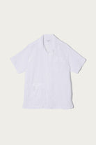 Engineered Garments - Camp Shirt - White Hankerchief Linen - Canoe Club