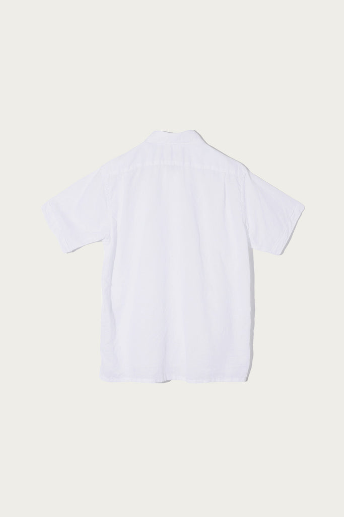 Engineered Garments - Camp Shirt - White Hankerchief Linen - Canoe Club