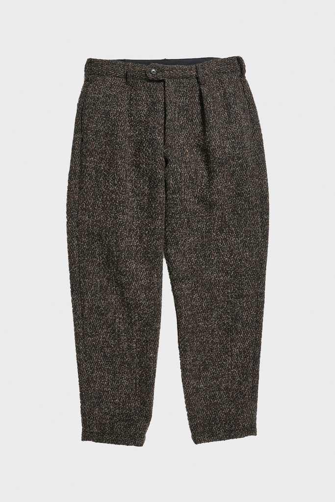 Engineered Garments - Carlyle Pant - Dk Brown Polyester Wool Tweed Boucle - Canoe Club