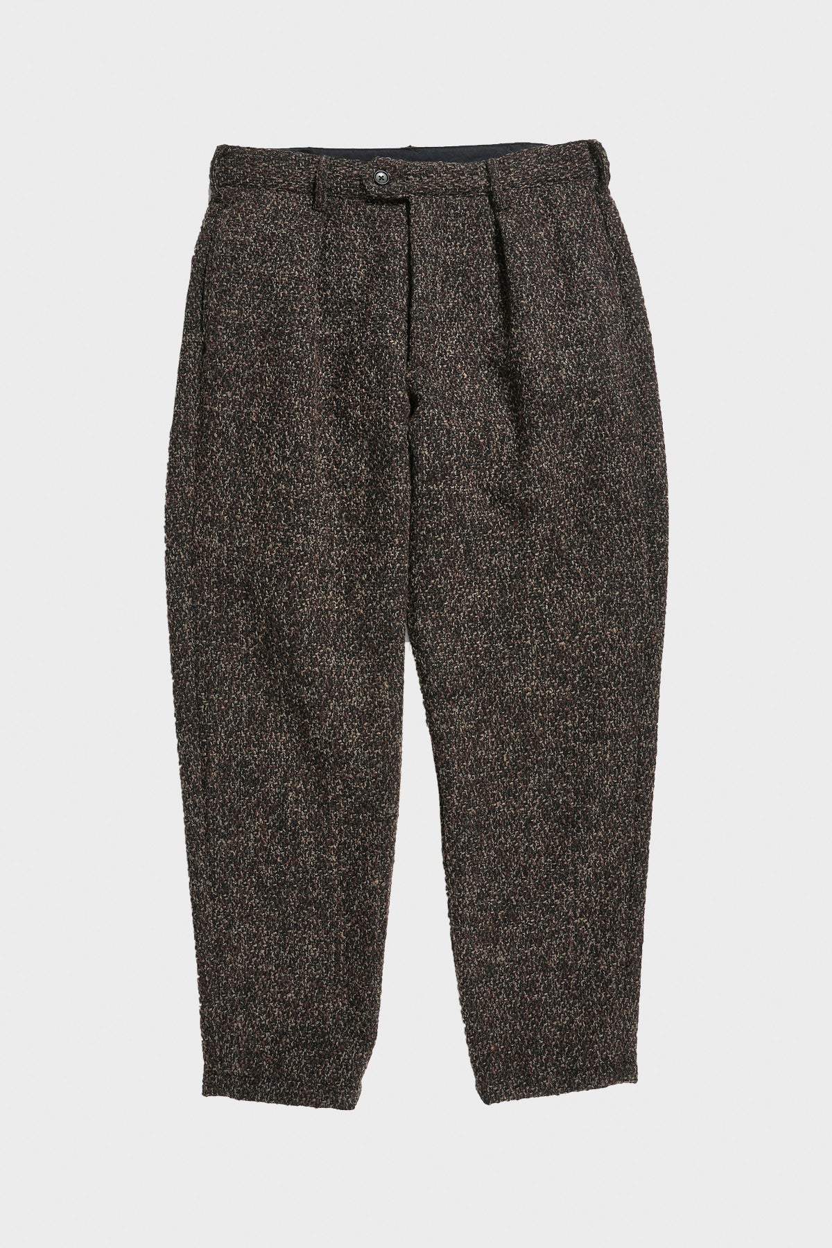 Engineered Garments Carlyle Pant | Dk Brown Polyester Wool Tweed