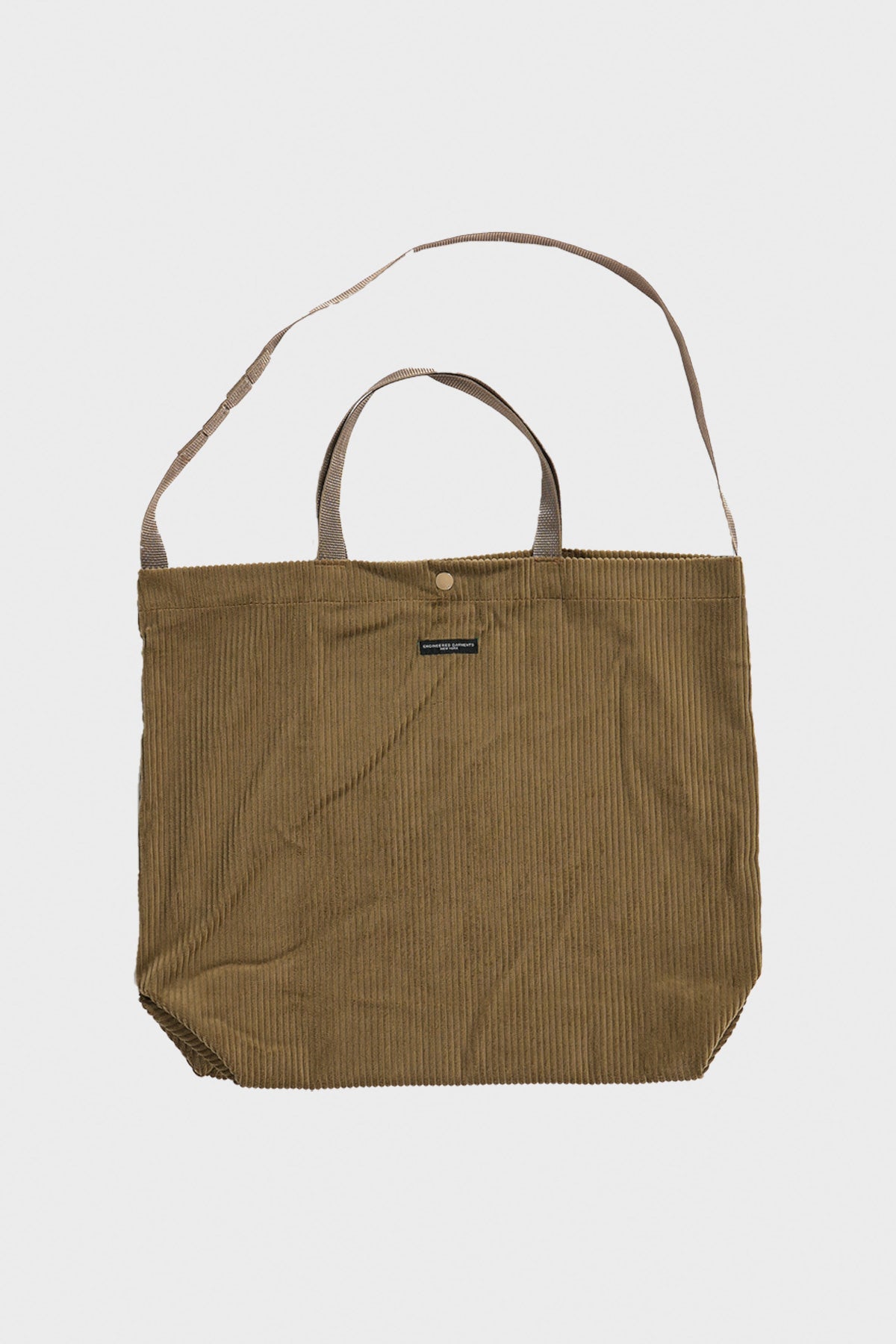 Engineered Garments - Carry All Tote - Khaki Cotton 4.5W Corduroy - Canoe Club