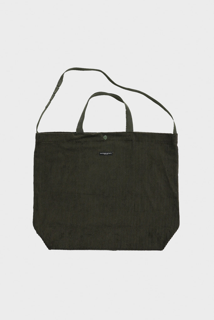Engineered Garments - Carry All Tote - Olive Cotton 4.5W Corduroy - Canoe Club