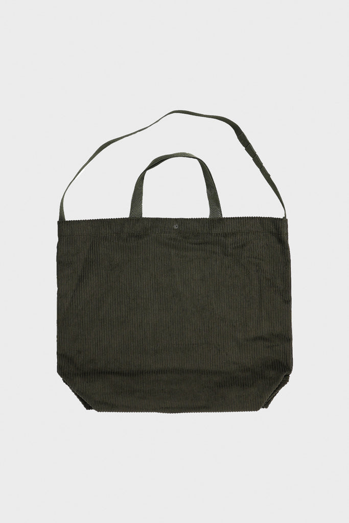 Engineered Garments - Carry All Tote - Olive Cotton 4.5W Corduroy - Canoe Club