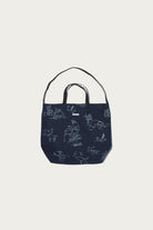 Engineered Garments - Carry All Tote Reversible - Navy Animal Print 6.5oz Flat Twill - Canoe Club