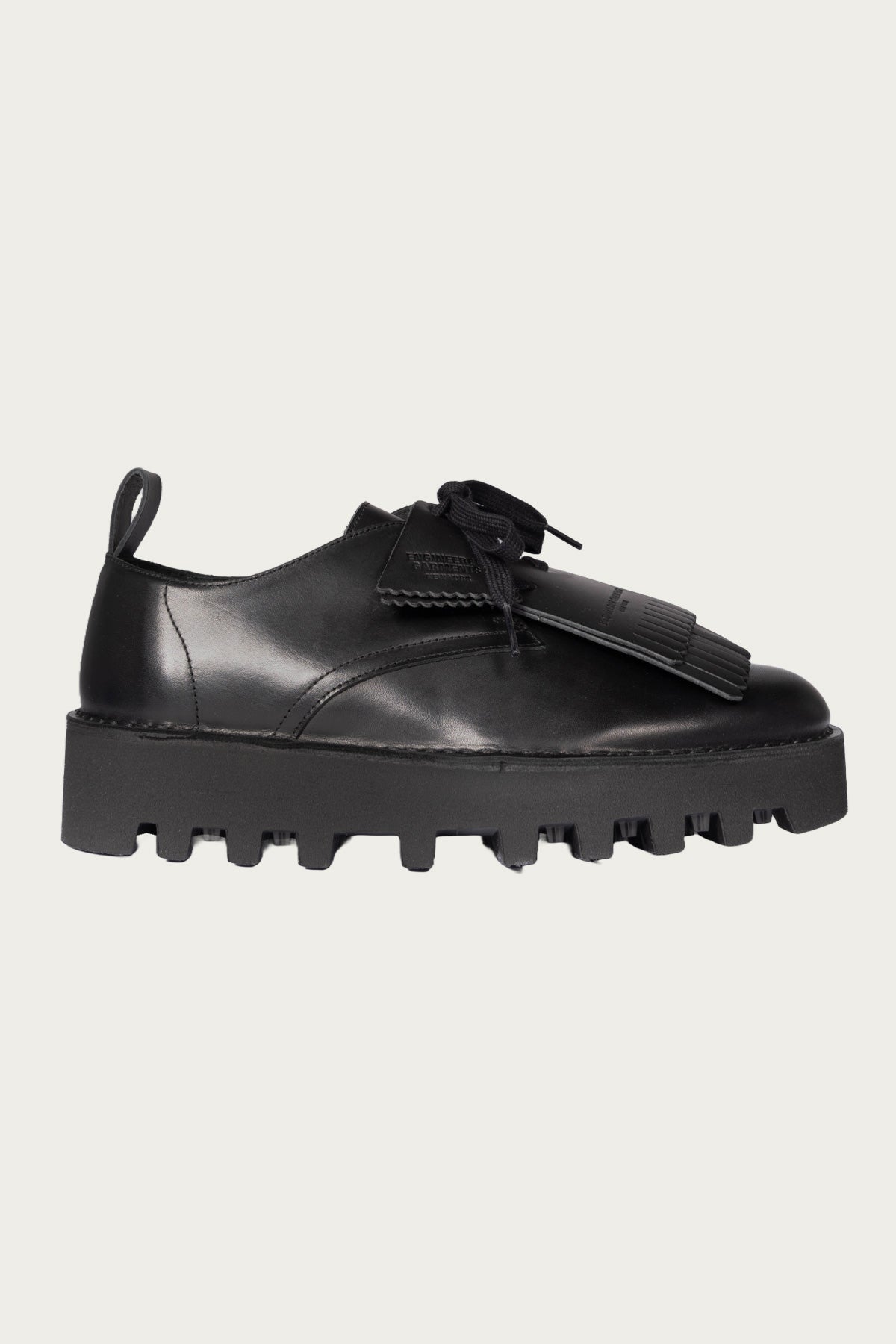 Clarks - Engineered Garments x Clarks Desert Khan - Black Smooth - Canoe Club
