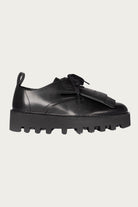 Clarks - Engineered Garments x Clarks Desert Khan - Black Smooth - Canoe Club