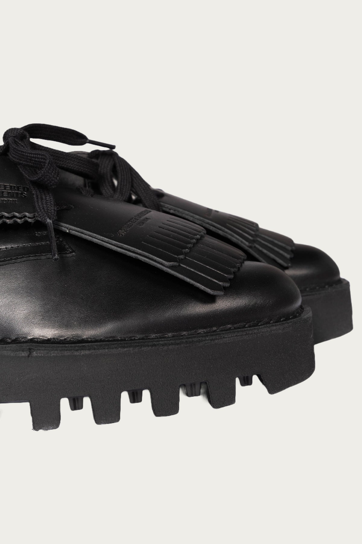Engineered Garments x Clarks Desert Khan | Black Smooth