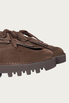 Clarks - Engineered Garments x Clarks Desert Khan - Brown Suede - Canoe Club