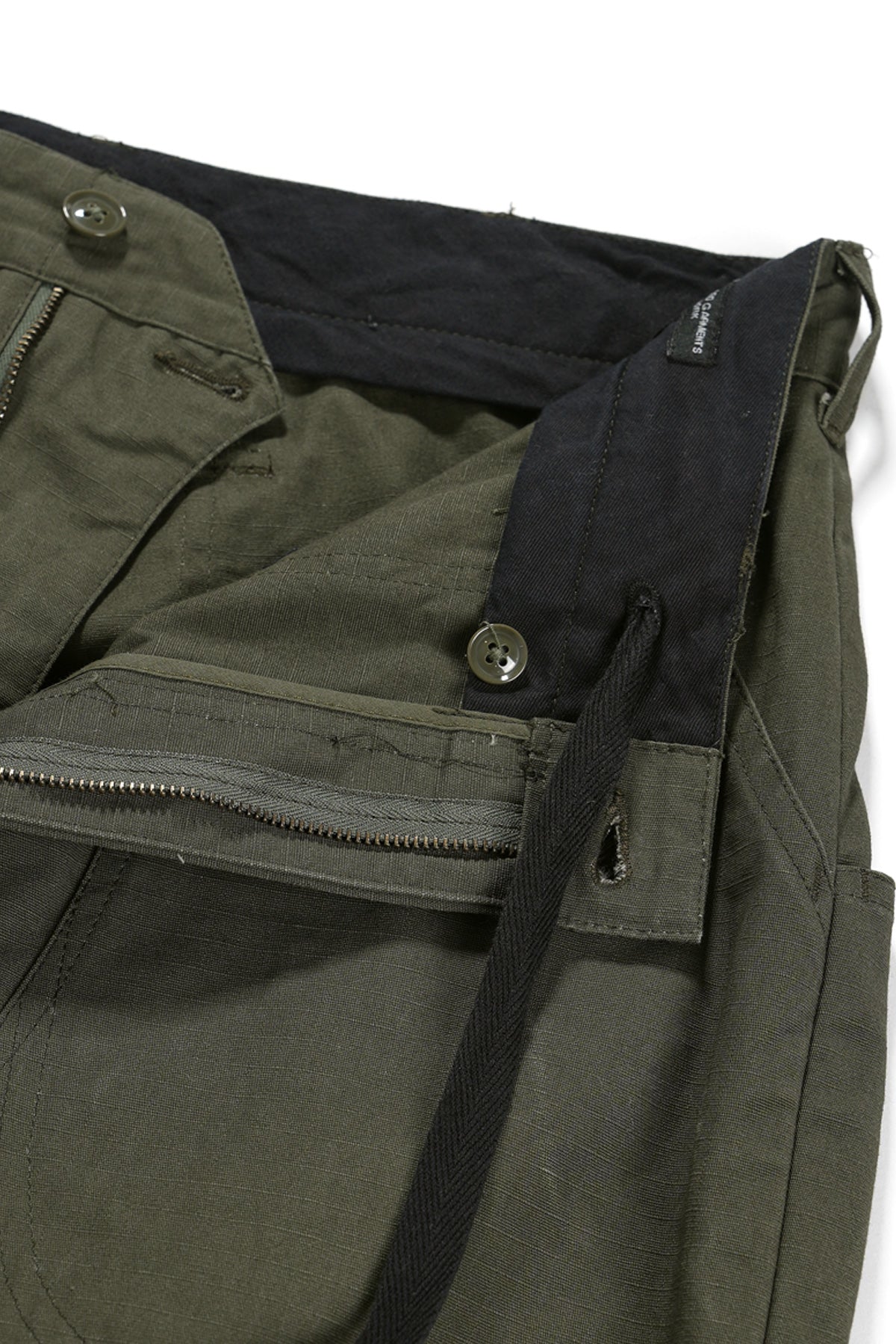 Engineered Garments - Climbing Pant - Olive Heavyweight Cotton Ripstop - Canoe Club